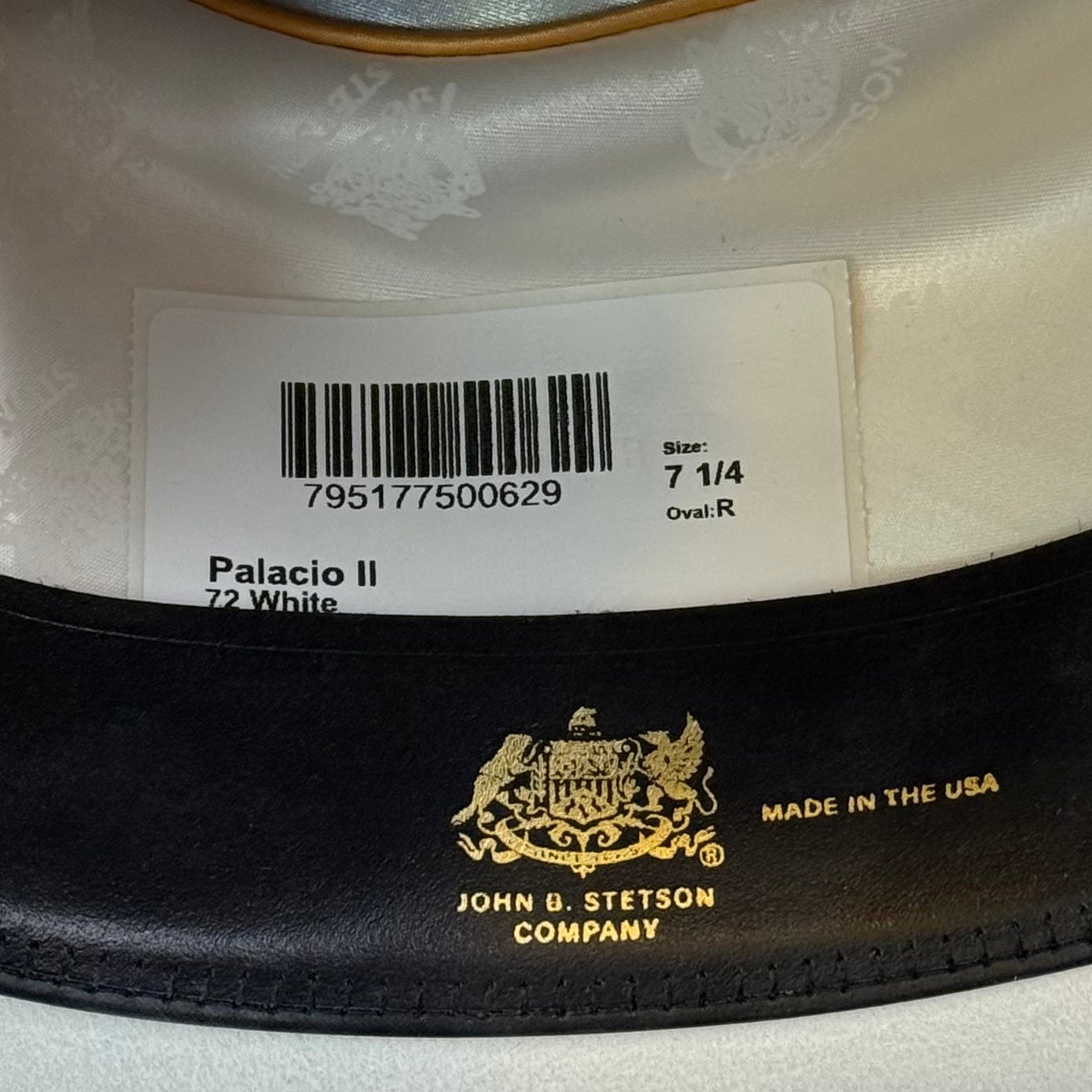 STETSON PALACIO WHITE 6X